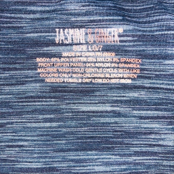 NWT Jasmine & Ginger Marled Pink and Blue Seamless Longline 2 Bra Bundle size L - Picture 8 of 11